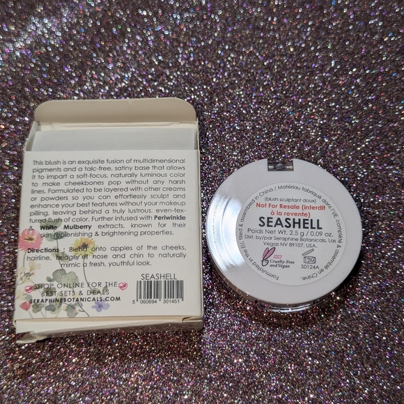 Seashell Seraphine Botanicals Periwinkle + Pop - Soft Sculpting Blush - Picture 3 of 3